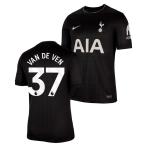 ●トッテナム 25-26 アウェイ 半袖 ユニフォーム No.37 ファン・デ・フェン【NIKE/ナイキ】(HJ4609-011/37V_WH)