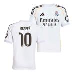 レアルマドリード 25-26 ホーム 半袖 ユニフォーム ジュニア No.10 エムバペ【adidas/アディダス】(JN8887/10MB)