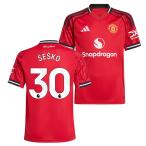 * man Cesta - united 25-26 Home короткий рукав форма No.30sheshuko[adidas/ Adidas ](JI7428/30S_WH)