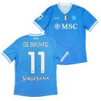 ●SSCナポリ 25-26 ホーム半袖 ユニフォーム No.11 デ