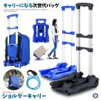 ショッピングカート  2輪 2WAY リュック バッグ キャリー 買い物 カート 折り畳み可能 軽量 アルミ アウトドア キャスター式 台車 持ち運び SHOURYUCAN