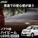 hb3  led  ノア ZRR7#系 H19.6〜H25.12 ハイビーム ledヘッドライト バルブ交換 led化 ヘッドライト 交換 明るい ホワイト 簡単  ledバルブ