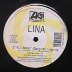 12inchレコード　 LINA / IT'S ALRIGHT (GANG STARR REMIX)