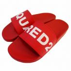 ディースクエアード DSQUARED2 ユニセックス サンダル UNISEX SANDALS レッド 赤 38