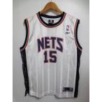 Reebok NBA "New Jersey Nets"/ Reebok новый джерси -*netsu сетка баскетбол майка белый × красный × темно-синий размер :Boy's L