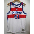 HARDWOOD CLASSICS NBA "Washington Bullets"/ Washington *b let's сетка баскетбол майка белый × синий × красный размер :XL