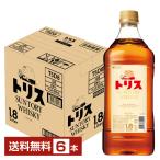 トリス サントリー ウイスキー 37度 1800ml(1.8L) 6本 1ケース ペットボトル 洋酒 包装不可 他商品と同梱不可
