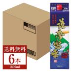 ショッピング芋焼酎 濱田酒造 本格芋焼酎 薩摩富士 25度 紙パック 1800ml（1.8L） 6本 1ケース 芋焼酎 鹿児島