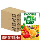 ショッピング野菜生活 カゴメ 野菜生活 100 オリジナル 100ml 紙パック 30本×4ケース（120本） 送料無料