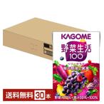カゴメ 野菜生活 100 ベリーサラダ 100ml 紙パック 30本 1ケース 送料無料