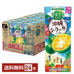 季節限定 野菜生活100 沖縄シークヮーサーミックス カゴメ 195ml 紙パック 24本 1ケース 送料無料
