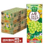 ポイント5倍 数量限定 カゴメ 野菜生活100 山梨シャインマスカットミックス 195ml 紙パック 24本×2ケース(48本)送料無料