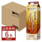 メルシャン 八代不知火蔵 25度 白水 むぎ焼酎 パック 1.8L 1800ml 6本 1ケース 麦焼酎