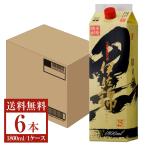  большой sake структура основной shochu чёрный ... клубень чёрный .. включено 25 раз бумага упаковка 1800ml (1.8L) 6шт.@1 кейс potato shochu Кагосима бесплатная доставка 