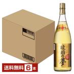 ショッピング麦焼酎 薩摩酒造 麦焼酎 琥珀の夢 25度 瓶 1.8L 1800ml 6本 1ケース