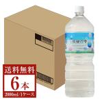 ミネラルウォーター 北アルプス発 飛騨の雫 天然水 2000ml(2L) 6本 1ケース 割り材 天然水 包装不可 他商品と同梱不可