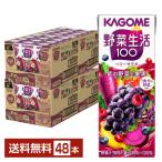 ショッピング野菜生活 カゴメ 野菜生活 100 ベリーサラダ 200ml 紙パック 24本×2ケース（48本） 送料無料