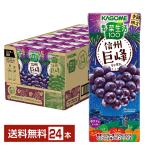 ショッピング野菜生活 数量限定 野菜生活100 信州巨峰ミックス カゴメ 195ml 紙パック 24本 1ケース 送料無料