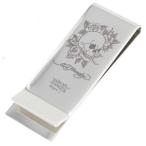 Ed HARDY マネークリップ スカル ローズ edmc-202