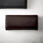 メンズダブルステッチ長財布 ブラウン K10810248