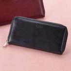 ファスナー長財布 ブラック K10315625