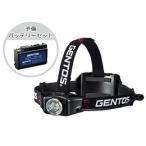 GENTOS Gシリーズ充電ヘッドライト+専用充電池セット GH-003RG+GA-03