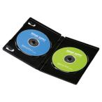 サンワサプライ　DVDトールケース(2枚収納)　DVD-TN2-30BK