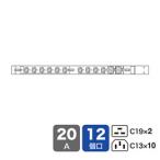 サンワサプライ　19インチサーバーラック用コンセント200V(20A)　TAP-SV22012C19