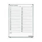 ホワイトボード(軽量タイプ)月行事横書 457×73×609mm (コクヨ) コクヨ【メーカー直送品】