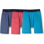 ヘインズ Hanes Premium メンズ ボクサーパンツ 3点セット インナー・下着 3pk Xtemp Long Leg Boxer Briefs - Red/Blue/Aqua