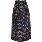 ¥¯¥í¥¨ Chloe ¥ì¥Ç¥£¡¼¥¹ ¤Ò¤¶¾æ¥¹¥«¡¼¥È ¥¹¥«¡¼¥È Printed Silk-Chiffon Midi Skirt Blue