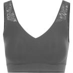 シャントル Chantelle レディース ブラレット インナー・下着 Soft Stretch black lace-trimmed bralette Black