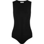 ジル サンダー Jil Sander レディース ボディースーツ インナー・下着 black stretch-jersey bodysuit Black