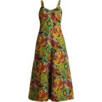 ¥Ç¥å¥í ¥ª¥í¥¦ ¥ì¥Ç¥£¡¼¥¹ ¥ï¥ó¥Ô¡¼¥¹ ¥ï¥ó¥Ô¡¼¥¹¡¦¥É¥ì¥¹ Floral-print V-neck textured-cloque dress Emerald-green