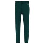 ¥×¥é¥À Prada ¥á¥ó¥º ¥Ü¥È¥à¥¹¡¦¥Ñ¥ó¥Ä Belted stretch-twill straight-leg trousers Green