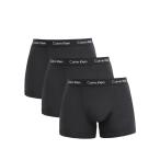 カルバンクライン Calvin Klein Underwear メンズ ボクサーパンツ インナー・下着 Pack of three stretch-cotton boxer trunks Black