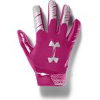 アンダーアーマー Under Armour ユニセックス アメリカンフットボール レシーバーグローブ グローブ Adult F7 Football Receiver Gloves Pink/Silver