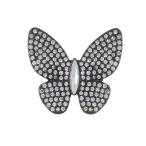 ベッツィ ジョンソン Betsey Johnson レディース 指輪・リング ジュエリー・アクセサリー Butterfly Stretch Ring Crystal