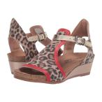 ナオト Naot レディース ヒール シューズ・靴 Fiona Cheetah Suede/Kiss Red Leather/Radiant Gold Leather