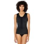 インスタントリカバリーMD InstantRecoveryMD レディース ボディースーツ インナー・下着 Tank Bodysuit with Front Zipper Compression Shapewear Black