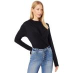 ヴィンス Vince レディース ボディースーツ インナー・下着 Long Sleeve Draped Bodysuit Black