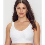 バリ Bali レディース ブラレット インナー・下着 comfort revolution smart sizes bralette Dot White