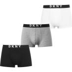 ダナ キャラン ニューヨーク DKNY メンズ ボクサーパンツ 3点セット インナー・下着 3 Pack Trunks Blk/Gry/Wht