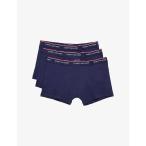 トミー ヒルフィガー TOMMY HILFIGER メンズ ボクサーパンツ スキニー・スリム インナー・下着 Pack of three slim-fit stretch-cotton trunks PEACOAT