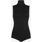 ウォルフォード WOLFORD レディース ボディースーツ インナー・下着 String stretch-jersey body BLACK