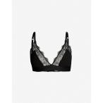 ラブストーリーズ LOVE STORIES レディース ブラレット インナー・下着 Love Stories x Lucy Williams Love Lace soft-cup bralette BLACK