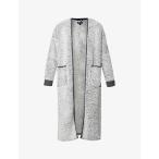 ダナ キャラン ニューヨーク DKNY レディース ガウン・バスローブ インナー・下着 Logo-Trim Sherpa-Lined Dressing Gown Light Cinder