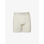 フィアオブゴッド FEAR OF GOD メンズ ボクサーパンツ インナー・下着 Pack Of Two Branded-Waistband Stretch-Cotton Trunks CEMENT