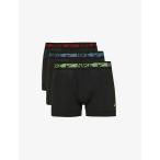 ナイキ NIKE メンズ ボクサーパンツ インナー・下着 Pack of three recycled-polyester blend trunks Black/volt Blue Red