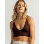 フルティルト FULL TILT レディース ブラレット インナー・下着 Deep V Double Strap Green Bralette BROWN